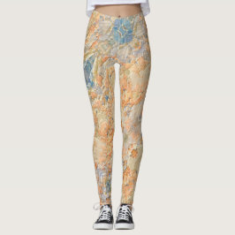 Textura #6 de obra Amanecer Leggings