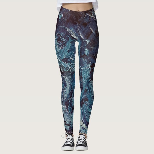Textura #6 de obra Horizonte Leggings (Vorderseite)
