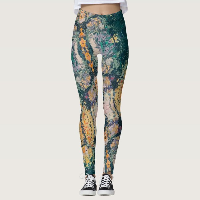 Textura #6 de obra La roca Leggings (Vorderseite)