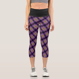 Textura #7.0 de obra Horizonte Capri Leggings