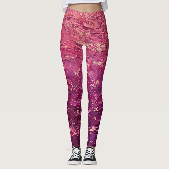 Textura #7 de la obra La puesta del sol Leggings (Vorderseite)