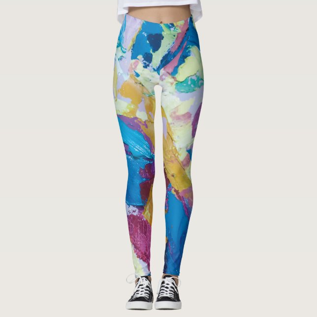 Textura #7 de la obra Piña Leggings (Vorderseite)