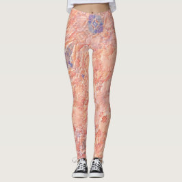 Textura #7 de obra Amanecer Leggings