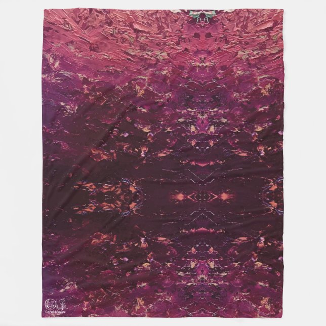 Textura #8 de la obra La puesta del sol Fleecedecke (Vorderseite)