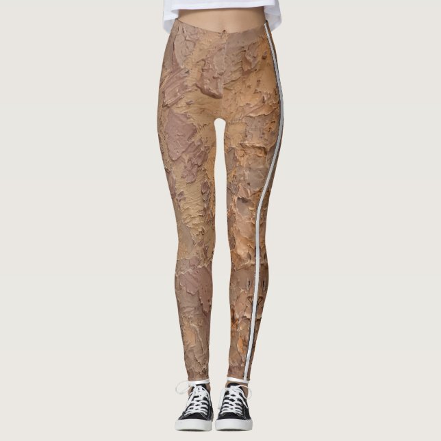 Textura #9 de obra Amanecer Leggings (Vorderseite)