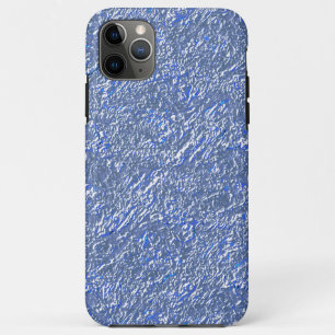 Textura rústica azul e efeito prateado Case-Mate iPhone hülle