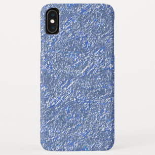 Textura rústica azul e efeito prateado Case-Mate iPhone hülle