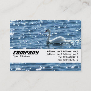 Texturband - Swan Visitenkarte