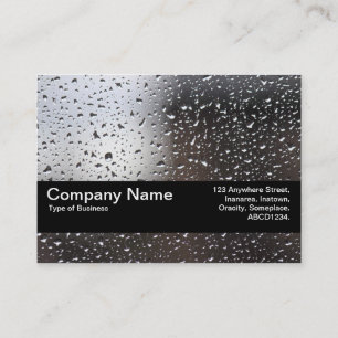 Texturband V2 - Regen auf einem Fenster Visitenkarte