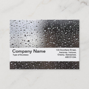 Texturband V2 - Regen auf einem Fenster Visitenkarte