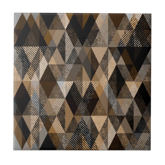 Texturbraune Farbe mit Beige Fliese (Vorderseite)