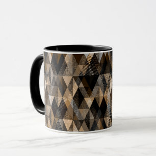 Texturbraune Farbe mit Beige Tasse