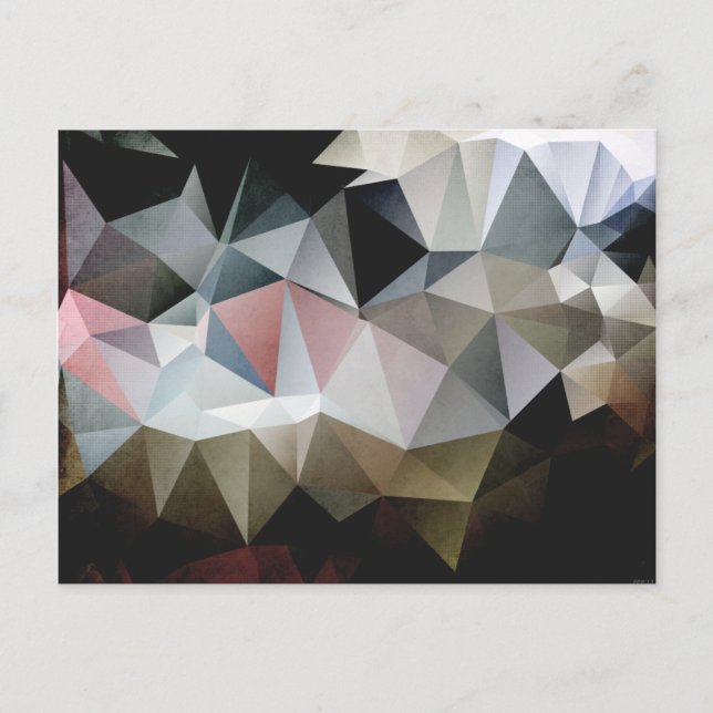 Texturdreiecke Postkarte (Vorderseite)