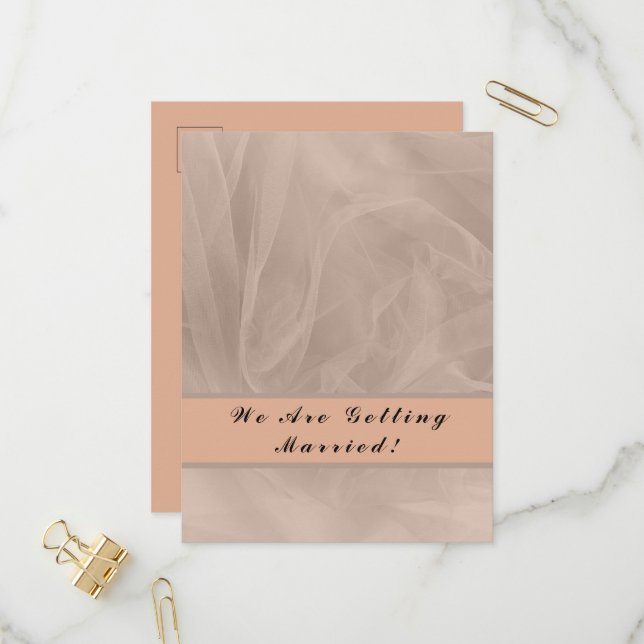 Texturdruck aus rosa Stoff Einladungspostkarte (Vorderseite/Rückseite Beispiel)