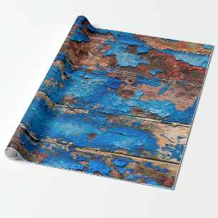 Texture background blue wood geschenkpapier