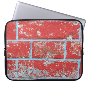 Texture background surface wallpaper red blue bric laptopschutzhülle