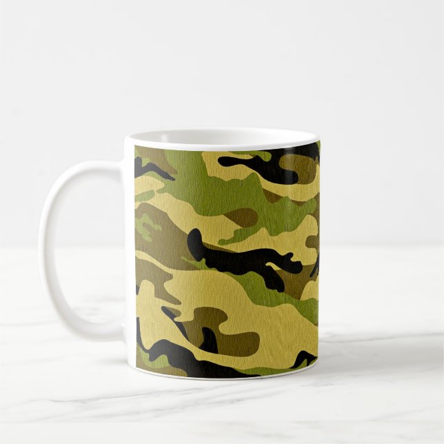 Texture camouflage soldier surface kaffeetasse (Links)