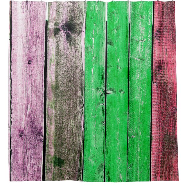 Texture of old wooden fenceabstract,backgrounds,br duschvorhang (Vorderseite)