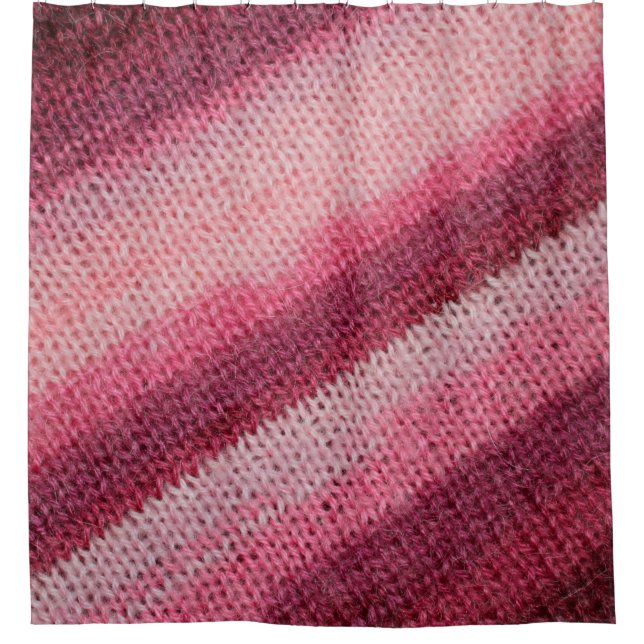 texture of the knitted fabric with an abstract pat duschvorhang (Vorderseite)