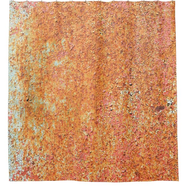 Texture of the old painted metalabstract, age, anc duschvorhang (Vorderseite)