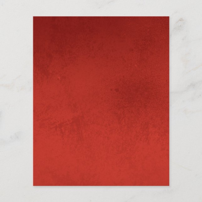 textured26 ROYALLY REDS RED GRUNGE DISTRESSED ZURÜ Flyer (Vorne)