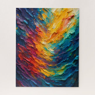 Textured Colorful Painting Puzzle