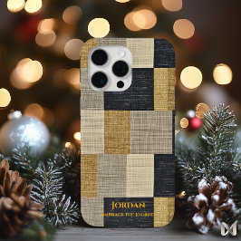 Textured Geometric Patchwork - Minimalismus Case-Mate iPhone Hülle