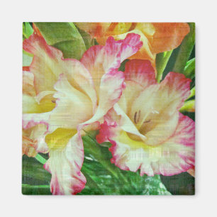 Textured Gladiola Magnet