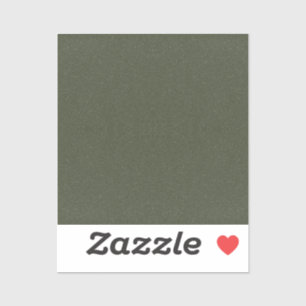 Textured Moss Green Sticker - Anpassbar