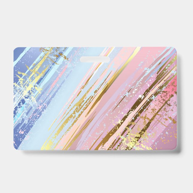 Textured Pink Background Ausweis (Vorderseite)