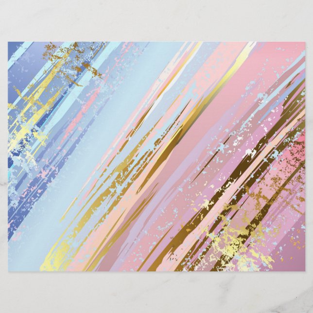 Textured Pink Background Briefbogen (Vorderseite)