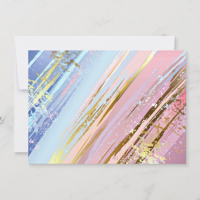 Textured Pink Background Dankeskarte (Vorderseite)