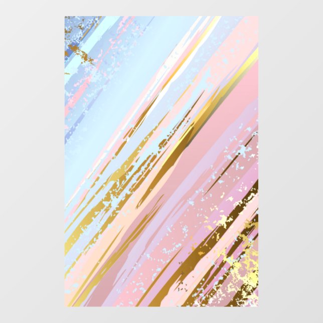 Textured Pink Background Fensteraufkleber (Blatt)