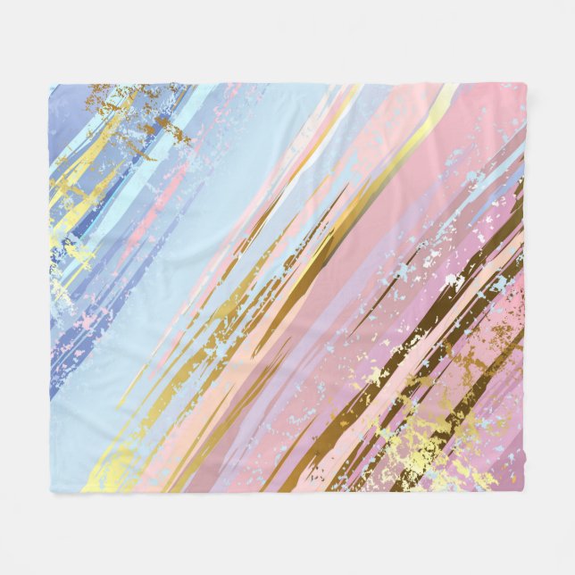 Textured Pink Background Fleecedecke (Vorderseite (Horizontal))