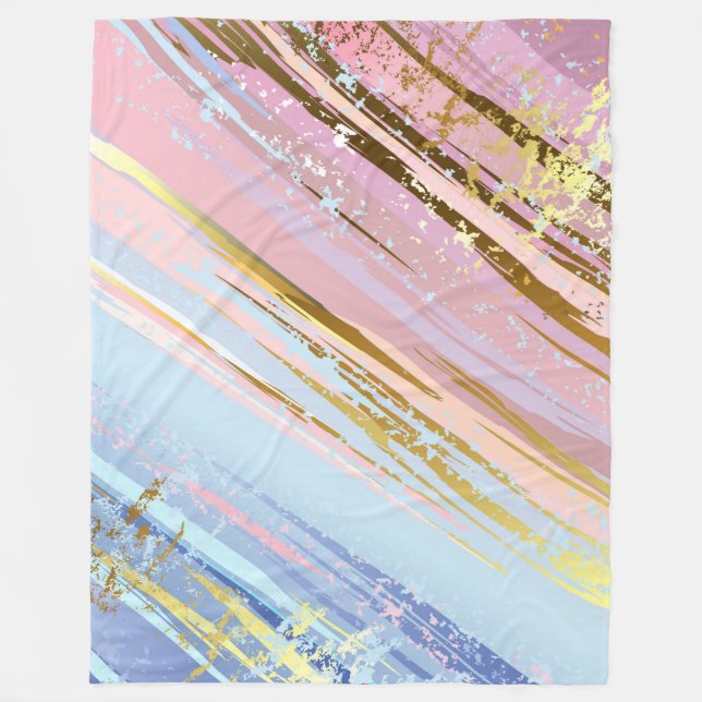 Textured Pink Background Fleecedecke (Vorderseite)