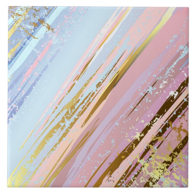 Textured Pink Background Fliese (Vorderseite)