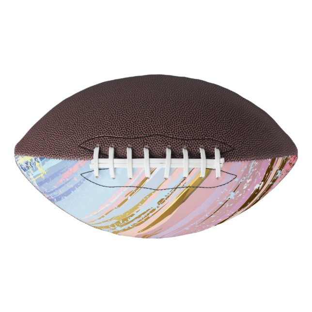 Textured Pink Background Football (Vorderseite)