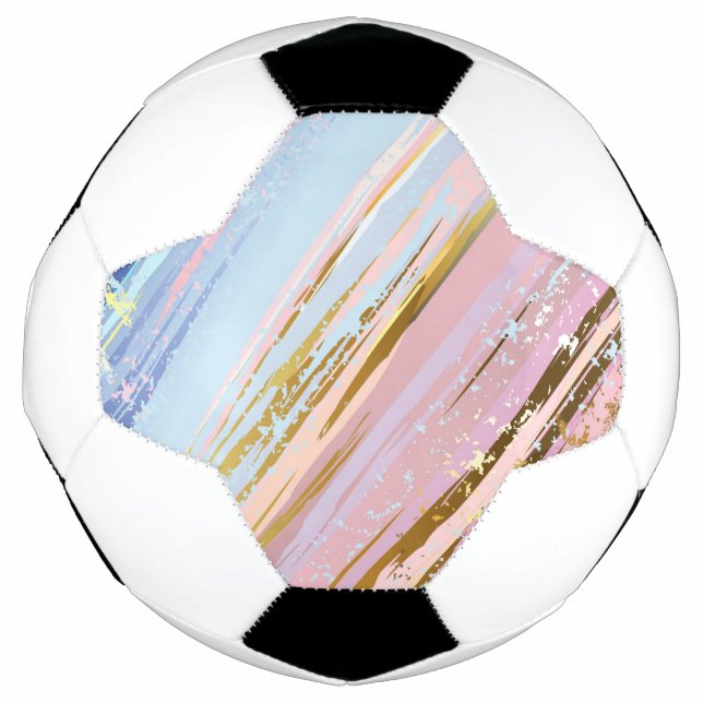 Textured Pink Background Fußball (Vorderseite)