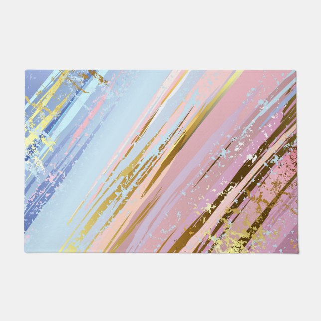 Textured Pink Background Fußmatte (Vorderseite)