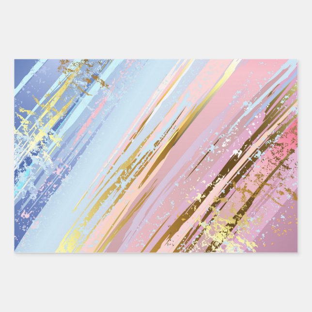 Textured Pink Background Geschenkpapier Set (Vorderseite)