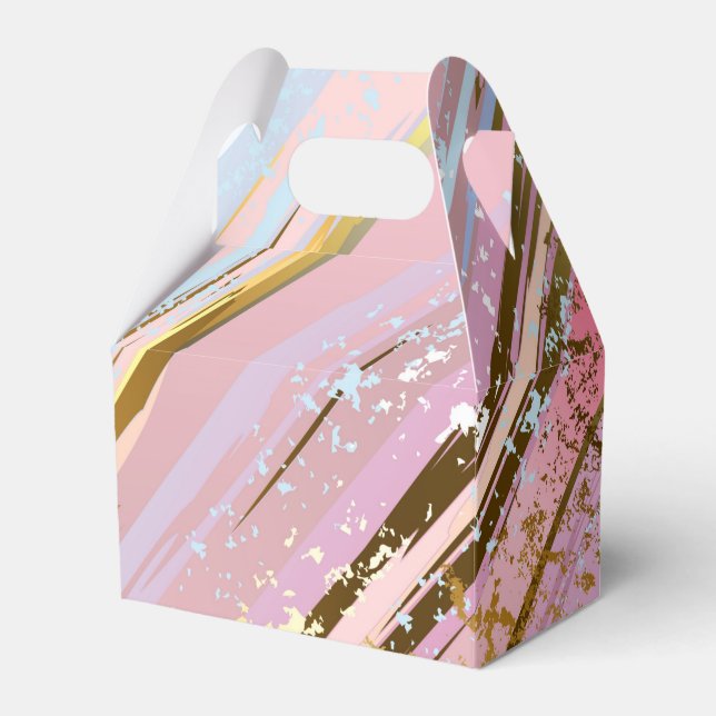 Textured Pink Background Geschenkschachtel (Vorderseite)