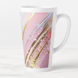 Textured Pink Background Milchtasse