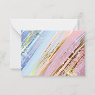 Textured Pink Background Mitteilungskarte