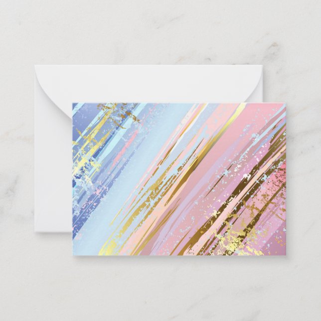 Textured Pink Background Mitteilungskarte (Vorderseite)