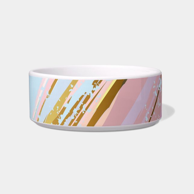 Textured Pink Background Napf (Vorderseite)