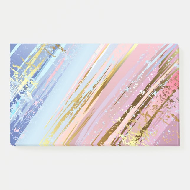 Textured Pink Background Post-it Klebezettel (Vorderseite)