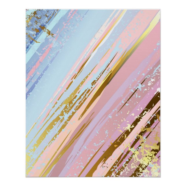 Textured Pink Background Poster (Vorderseite)