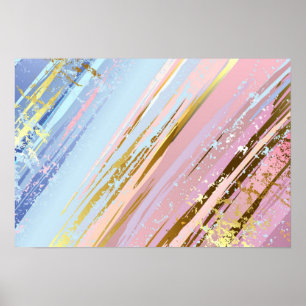 Textured Pink Background Poster