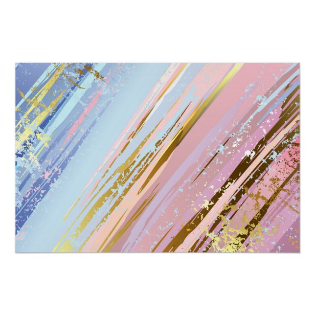 Textured Pink Background Poster (Vorderseite)