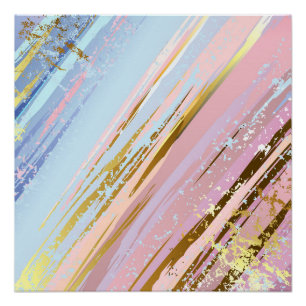 Textured Pink Background Poster